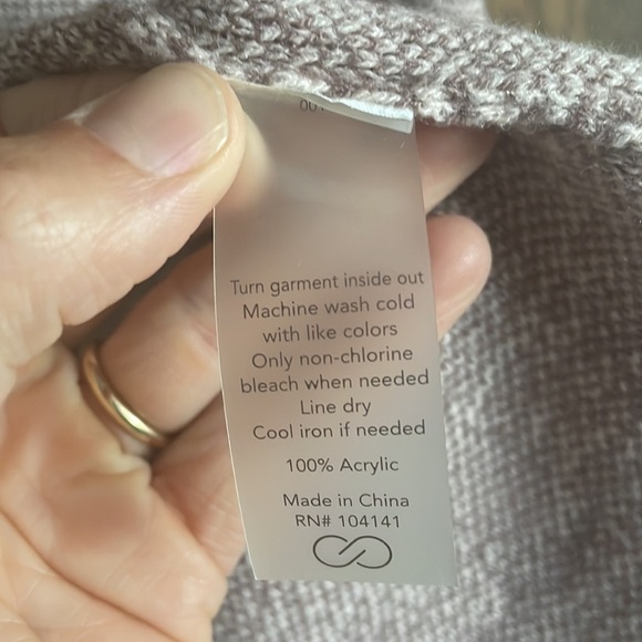 CAlia Pink Cardigan Sweater with hood and pockets - Picture 6 of 8